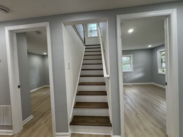 Stairs to the second floor